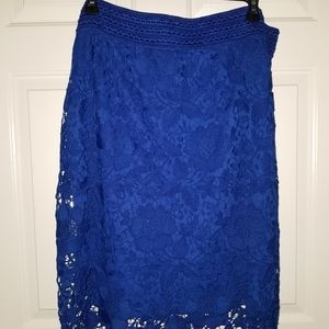 3X Blue Skirt